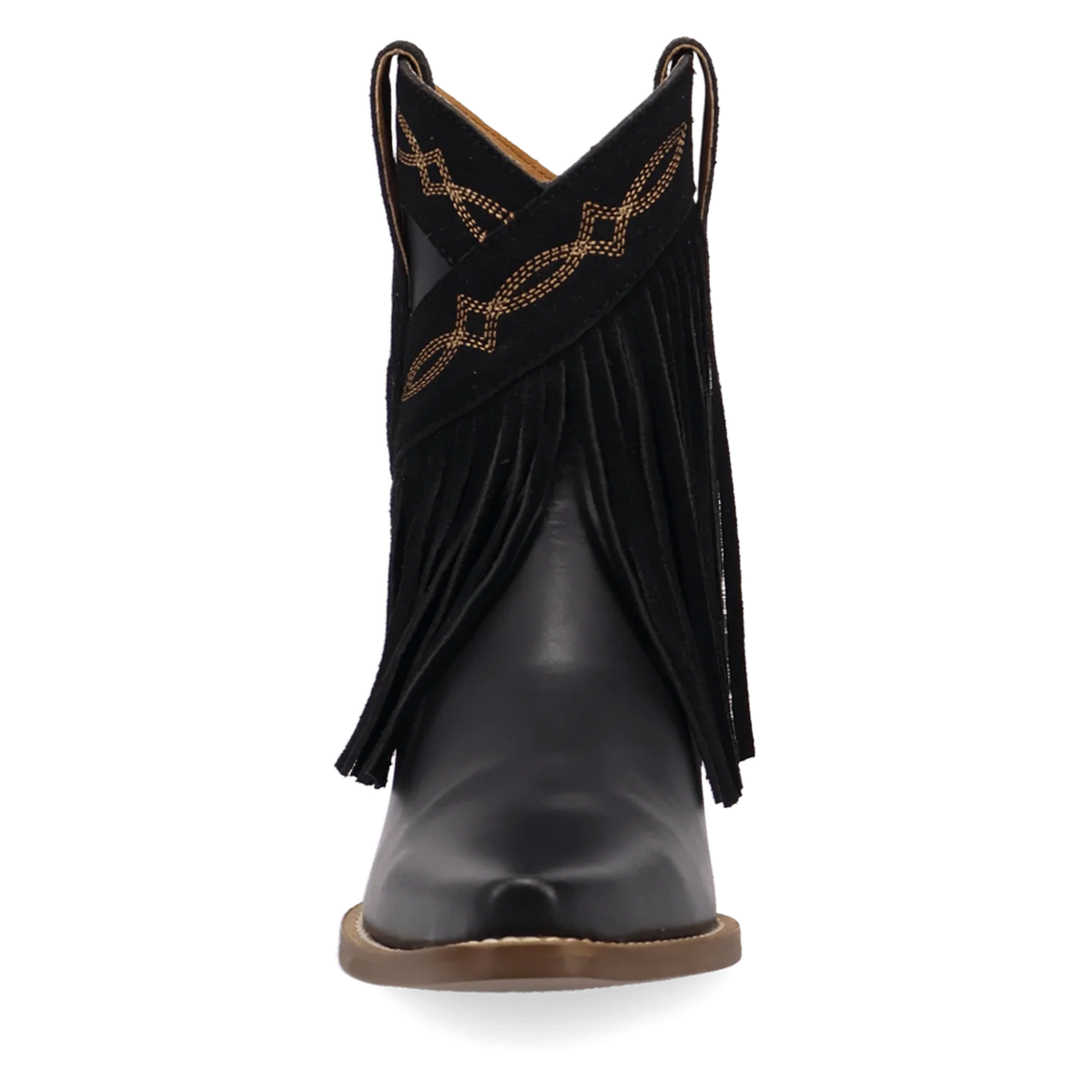 Dingo Women's Last Ride Leather Bootie in Black