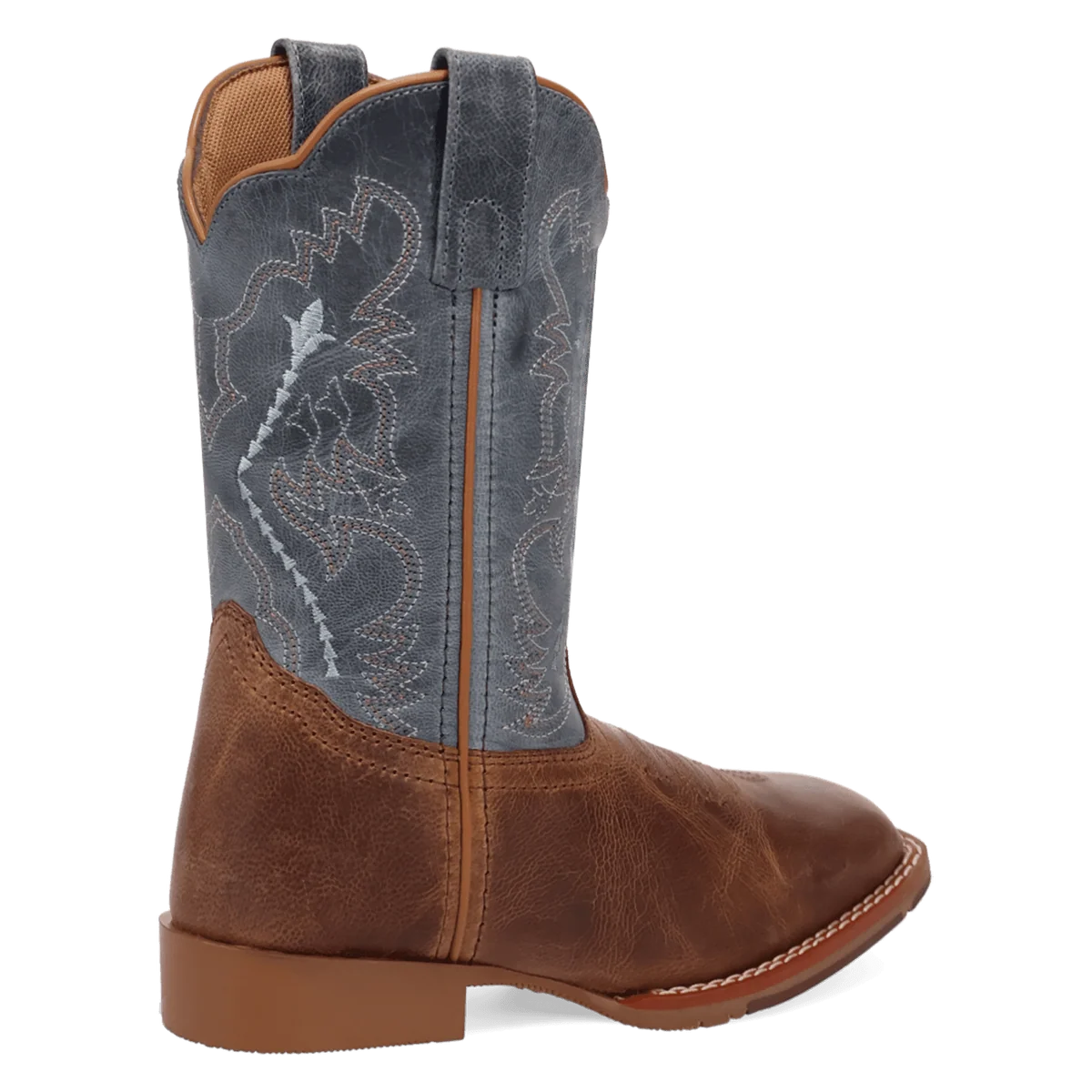 Dan Post Kid's Salina Western Boot in Tan/Blue