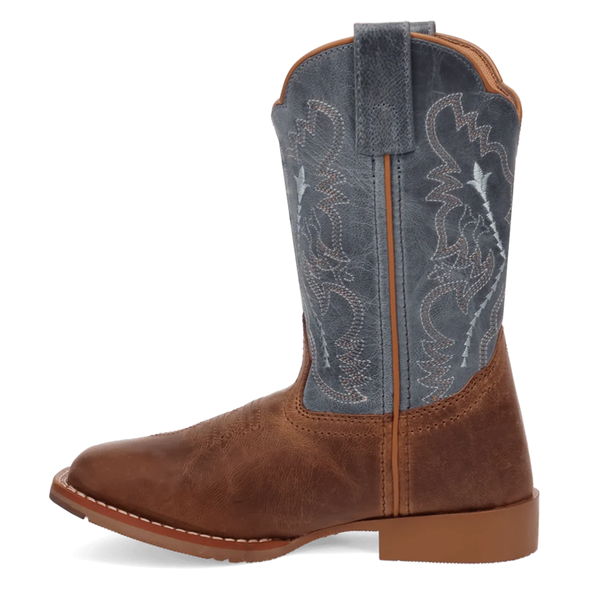 Dan Post Kid's Salina Western Boot in Tan/Blue