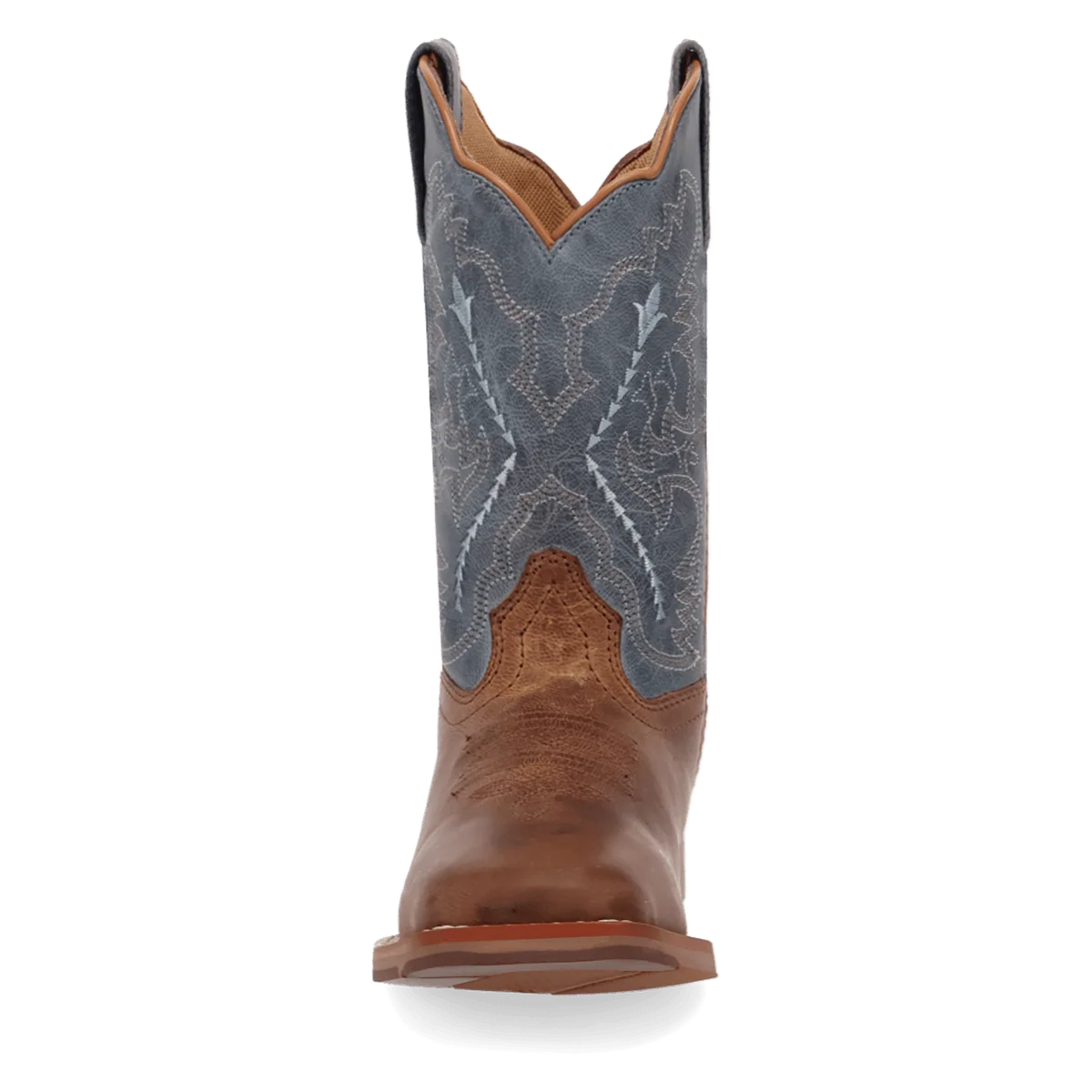 Dan Post Kid's Salina Western Boot in Tan/Blue