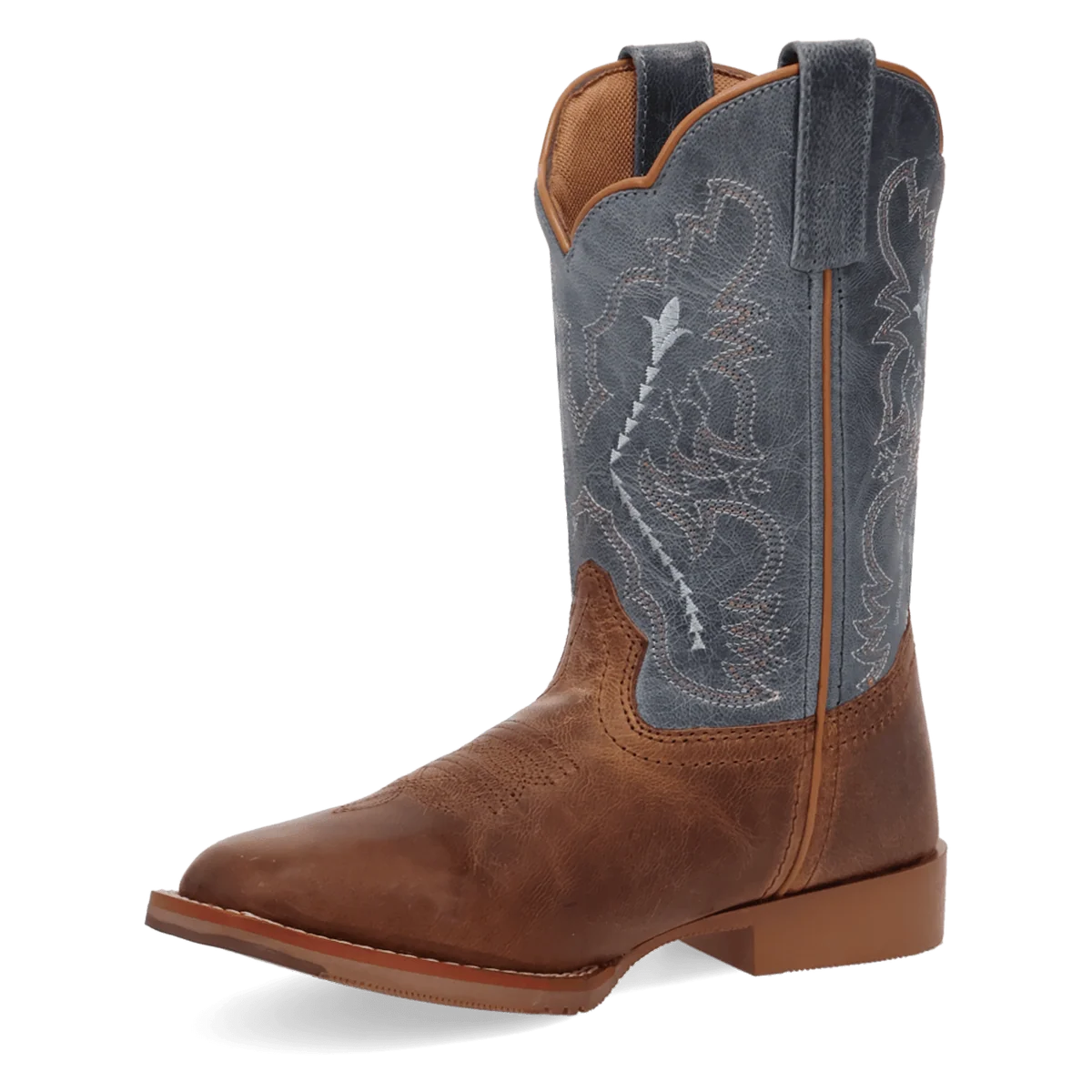 Dan Post Kid's Salina Western Boot in Tan/Blue