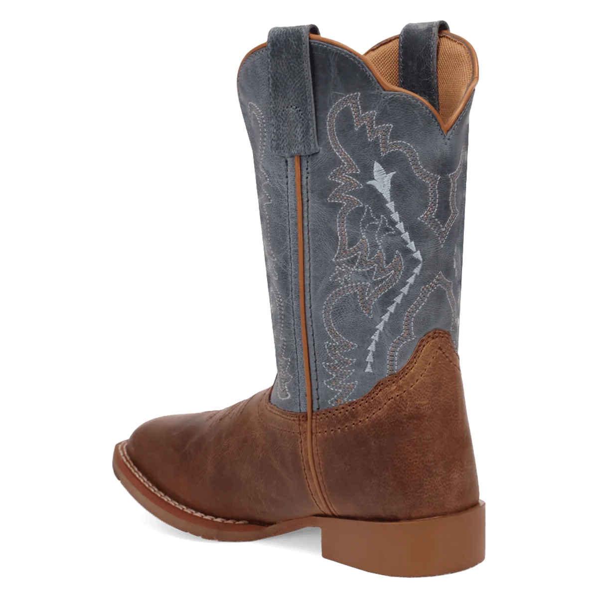 Dan Post Kid's Salina Western Boot in Tan/Blue