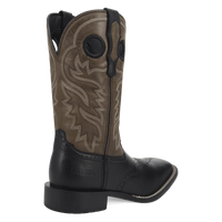 Laredo Men's Burnham Leather Boot in Black/Grey