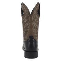 Laredo Men's Burnham Leather Boot in Black/Grey