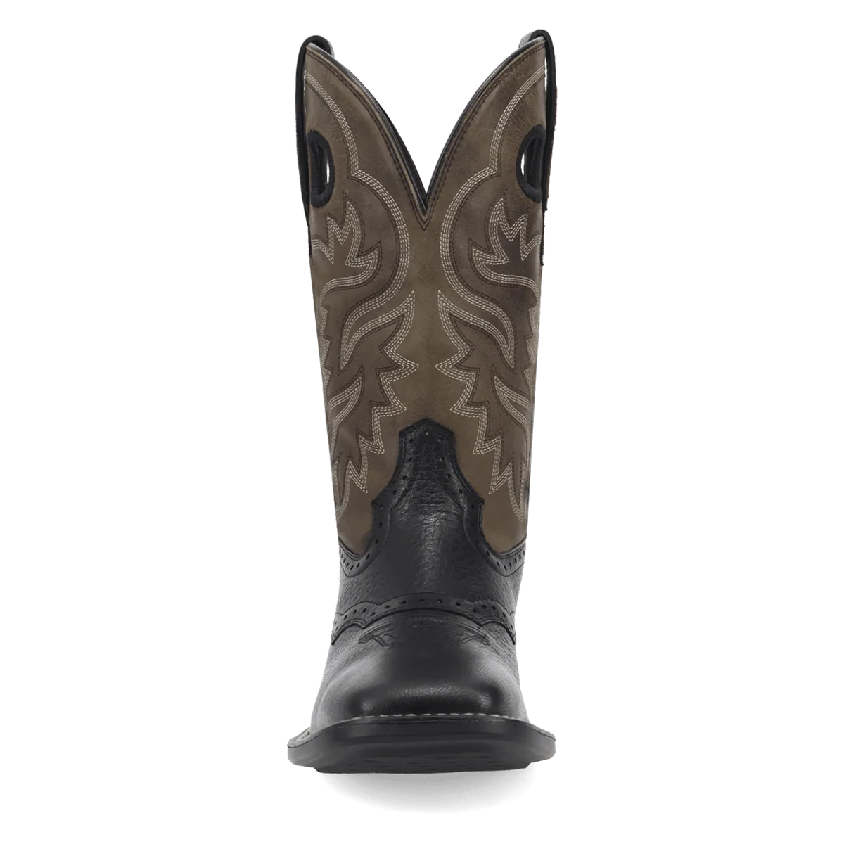 Laredo Men's Burnham Leather Boot in Black/Grey