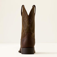 Ariat Men's Sport Riggs Waterproof Wide Square Toe Cowboy Boot in Copper Kettle