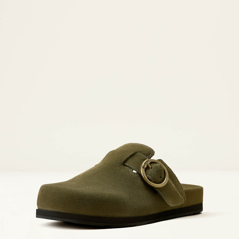 Ariat Women's Country Mule in Olive Suede