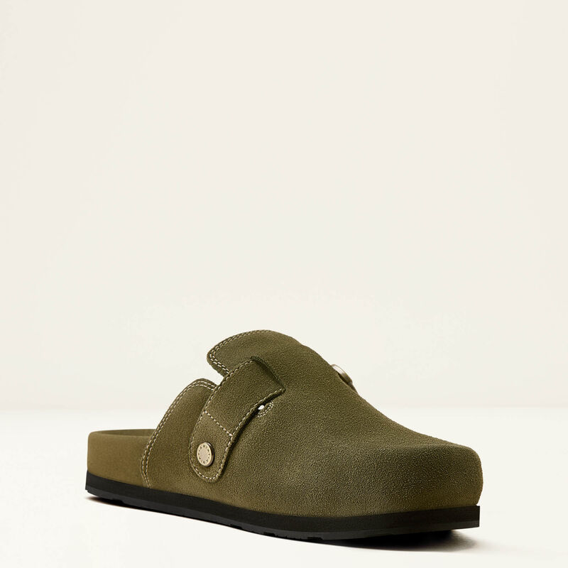 Ariat Women's Country Mule in Olive Suede