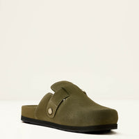 Ariat Women's Country Mule in Olive Suede