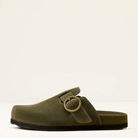 Ariat Women's Country Mule in Olive Suede