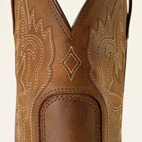 Ariat Men's Western Big Rig Wide Square Toe Cowboy Boot in Distressed Brown