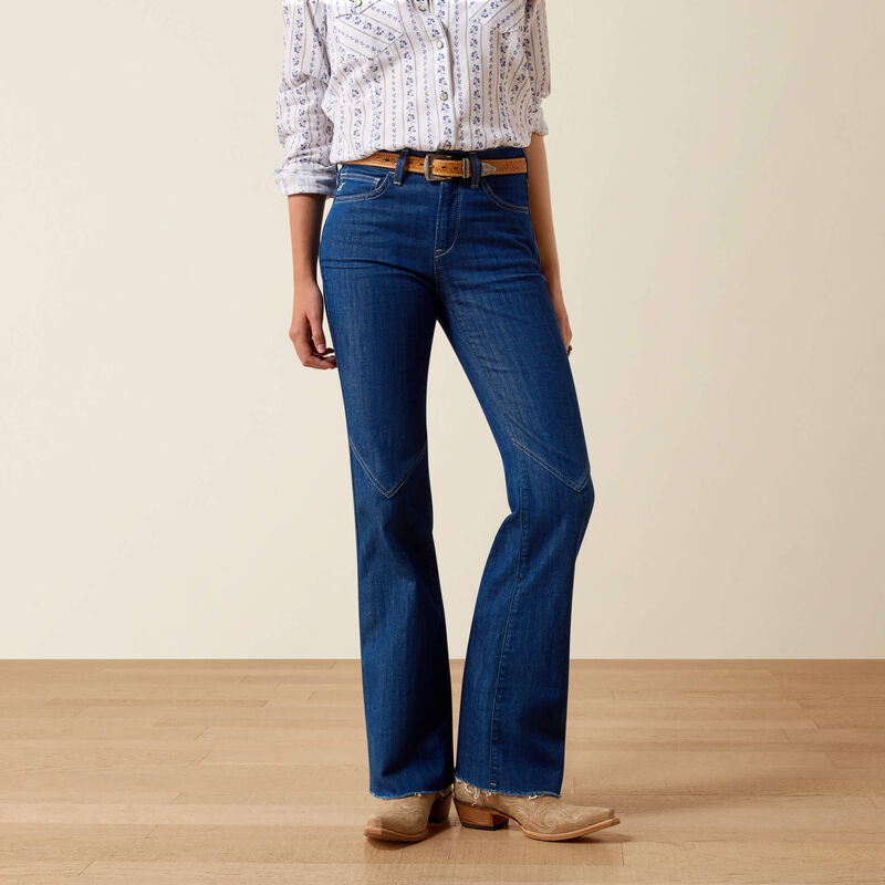 Ariat Women’s High Rise Daisy Slim Trouser Jeans in Rinse (Available in Regular and Plus Sizes)