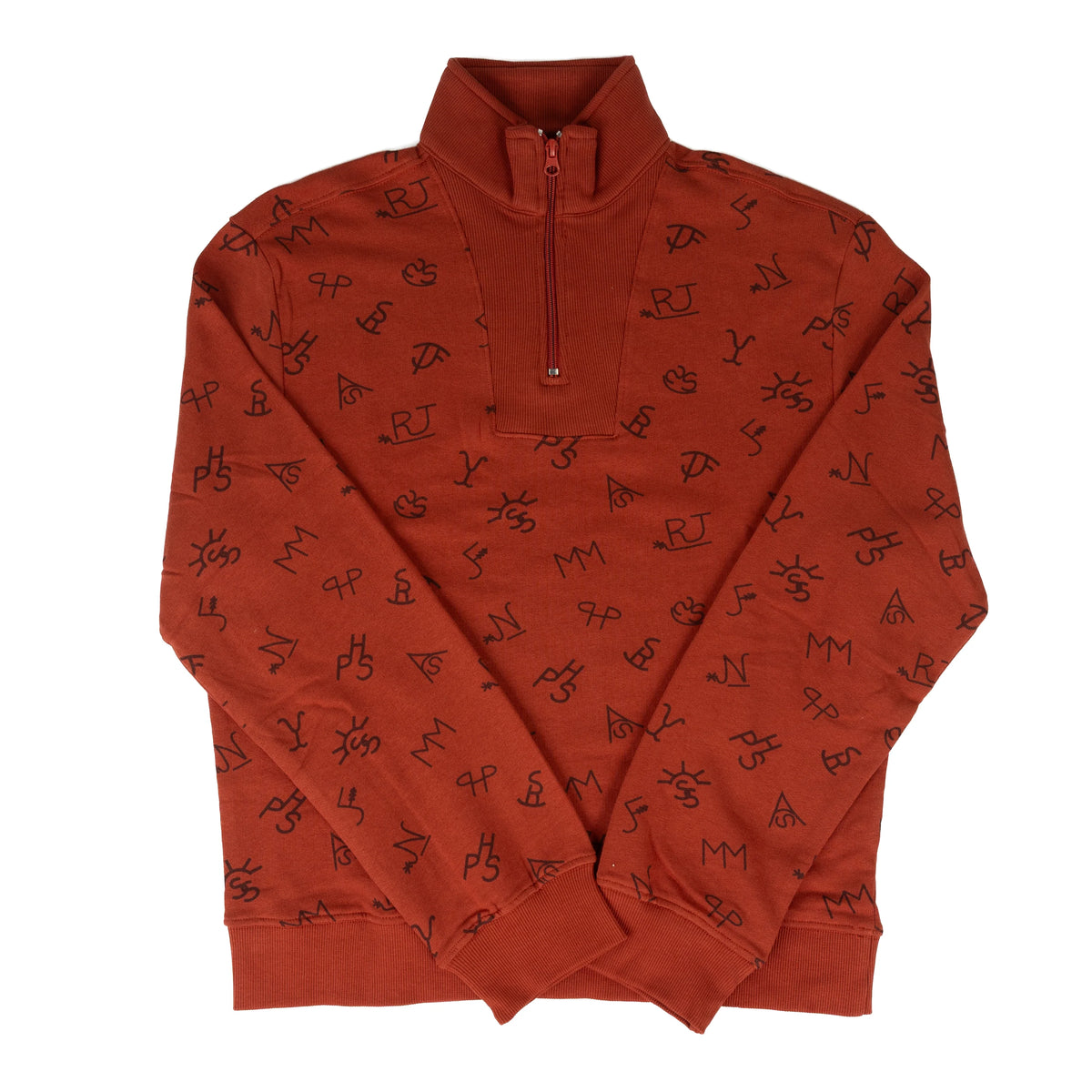 Panhandle Slim Women's Ranch Brand Quarter Zip Sweatshirt in Rose/Mauve