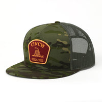 Cinch Men's Rural & Rouge Trucker Cap in Olive