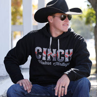 Cinch Men's Logo Hoodie in Black