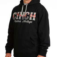 Cinch Men's Logo Hoodie in Black