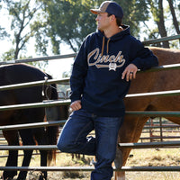 Cinch Men's Logo Hoodie in Navy