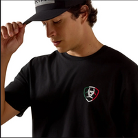 Ariat Men's Buckin Baqueno S/S Graphic Tee in Black