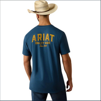 Ariat Men's Quality Wood States S/S Graphic Tee in Key Largo