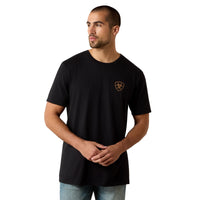 Ariat Men's X-Ray Bison S/S Graphic Tee in Black