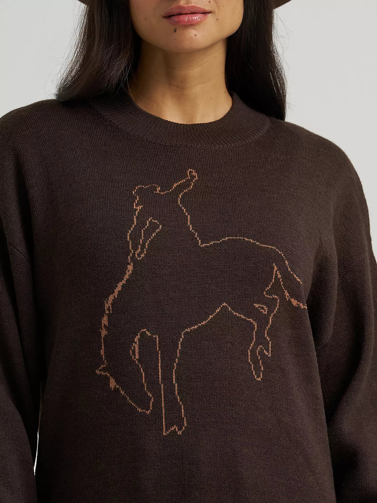 Wrangler Women's Canyon Sweater in Brown