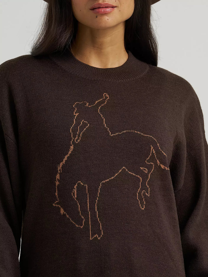 Wrangler Women's Canyon Sweater in Brown