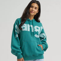 Wrangler Women's Wide Open Spaces Hoodie in Teal Dream
