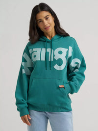 Wrangler Women's Wide Open Spaces Hoodie in Teal Dream