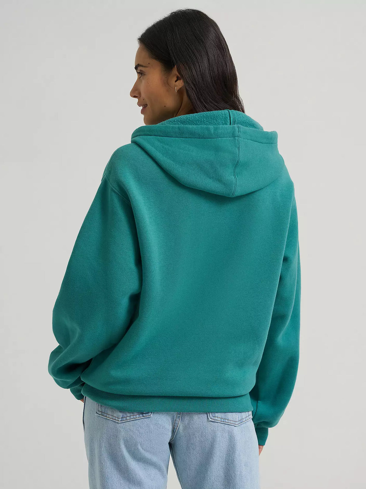 Wrangler Women's Wide Open Spaces Hoodie in Teal Dream