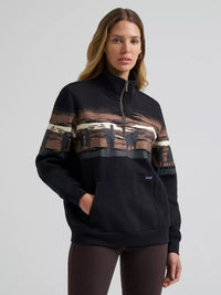 Wrangler Women's Wild West Pullover in Black
