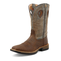 Twisted X Men’s 12" Tech X Western Boot in Brown and Grey