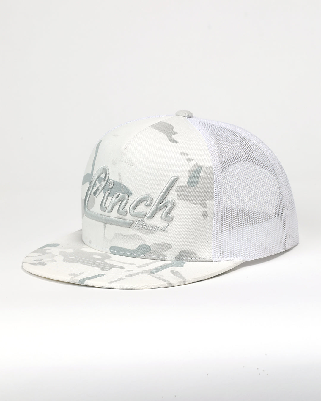 Cinch Men's Trucker Cap in White Camo