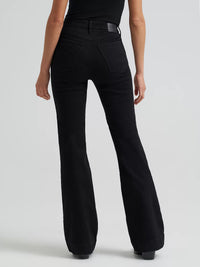 Wrangler Women's Bespoke High Rise Trouser Jean in Savannah (Black)