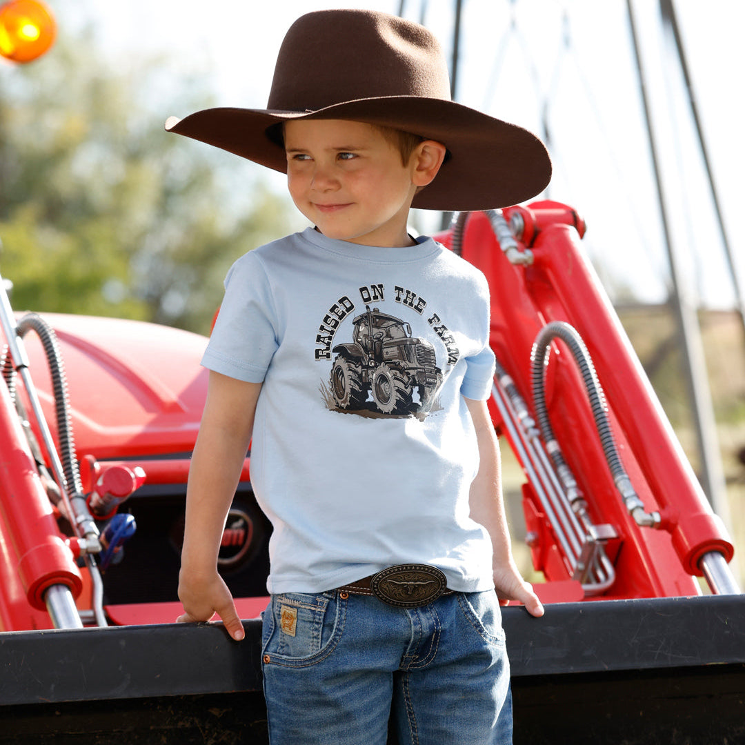 Cinch Baby & Toddler Boy's S/S Graphic Tee in Light Blue