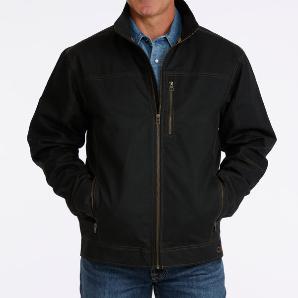 Cinch Men's Logo Concealed Carry Canvas Jacket in Black