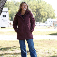 Cinch Women's Hooded Barn Coat in Purple