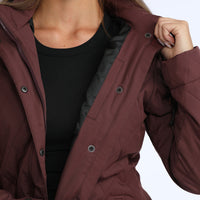 Cinch Women's Hooded Barn Coat in Purple