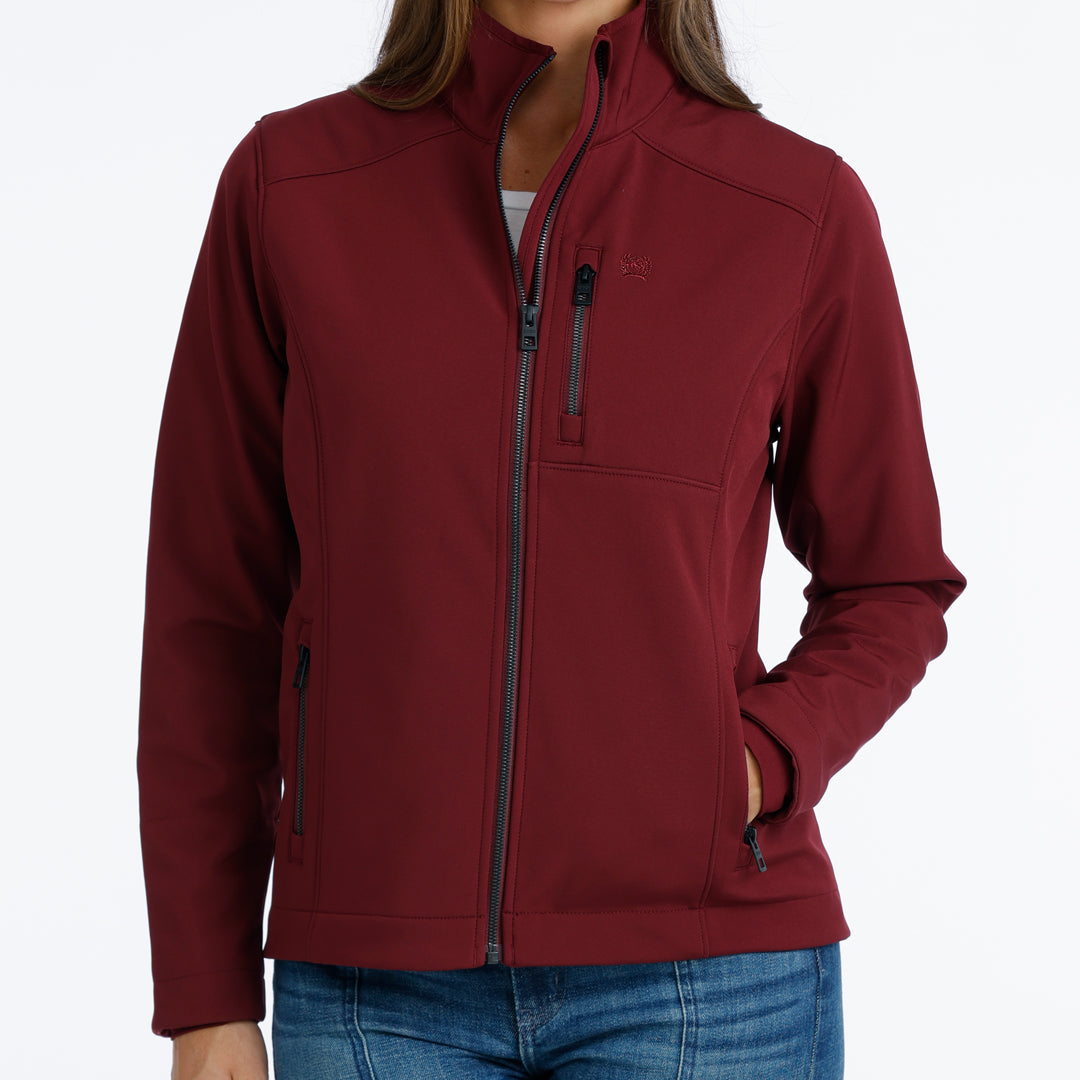 Cinch Women's Bonded Jacket in Burgundy