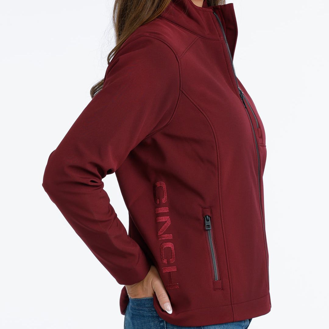 Cinch Women's Bonded Jacket in Burgundy