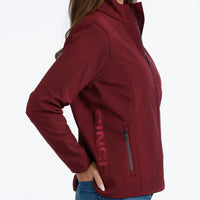 Cinch Women's Bonded Jacket in Burgundy