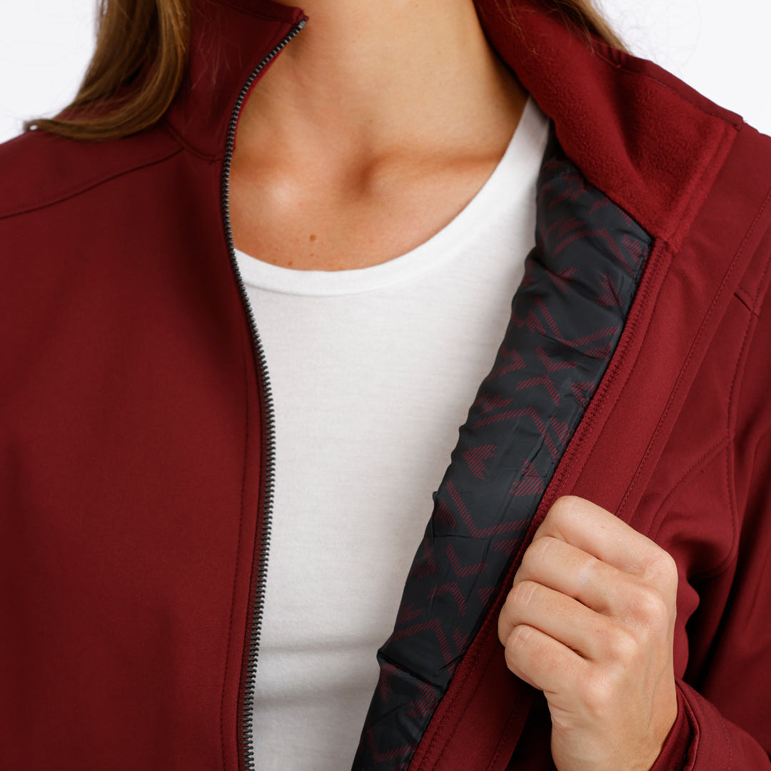 Cinch Women's Bonded Jacket in Burgundy