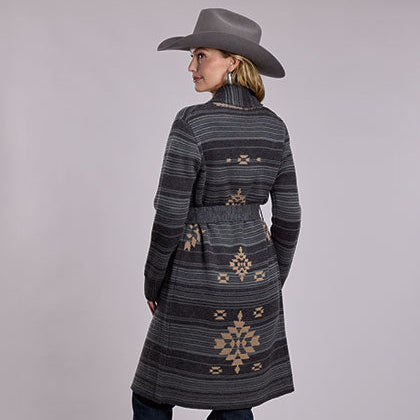 Stetson Women's Sweater Duster in Charcoal