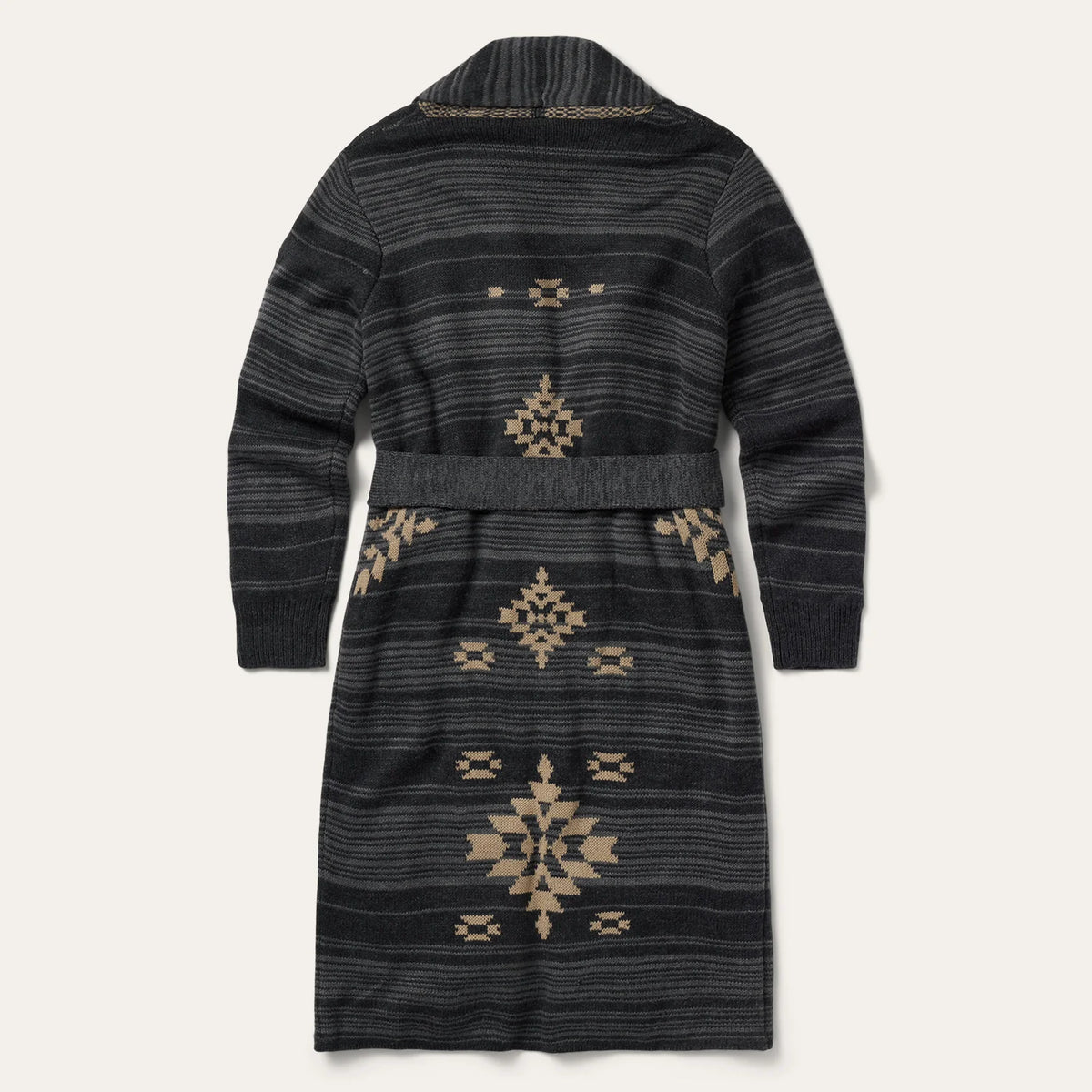 Stetson Women's Southwest Blanket Cardigan in Charcoal