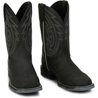 Justin Men's Lytle 11" Waterproof Steel Toe Boot in Black