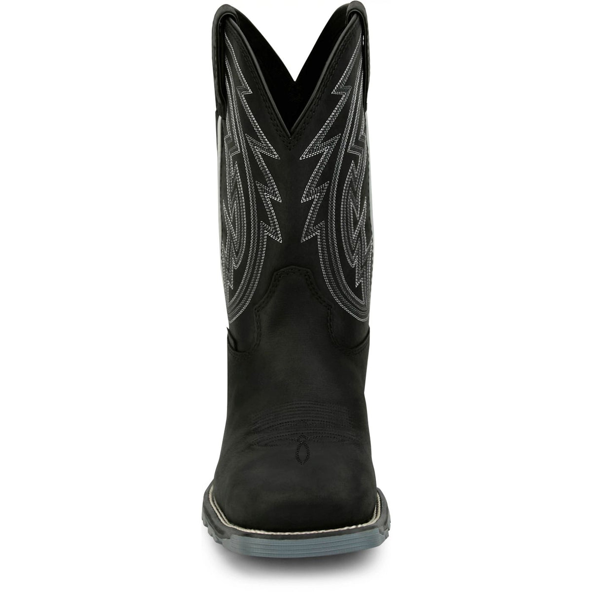 Justin Men's Lytle 11" Waterproof Steel Toe Boot in Black