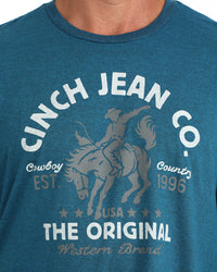Cinch Men's Logo Graphic T-Shirt in Blue