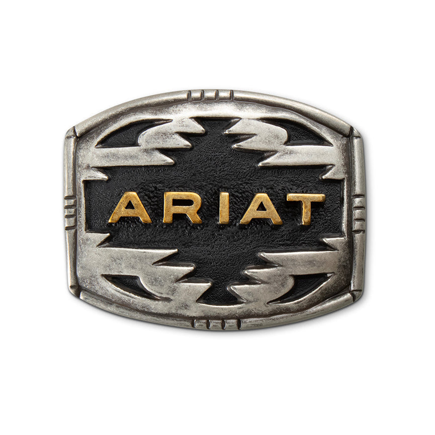 Ariat Southwest Logo Rectangle Belt Buckle