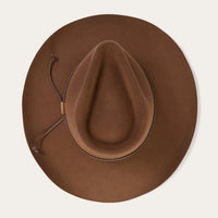 Stetson Carson Pinch Front 6X Fur Felt Hat in Acorn