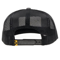 Hooey "Rank Stock" Trucker Hat in Charcoal & Black
