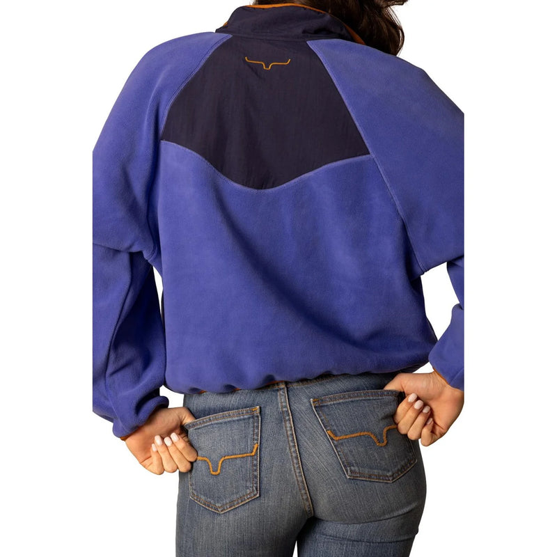 Kimes Ranch Women's Josie Quarter Snap Fleece Sweater in Blue